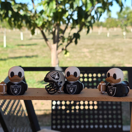 Las Vegas Raiders Football Duck – 3D Printed Collector Figure | Raiders Fan Gift