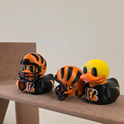 Cincinnati Bengals Duck – 3D Printed Collector Figure | NFL Fan Gift