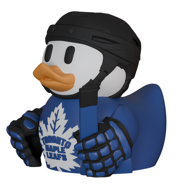 Toronto Maple Leafs Hockey Duck – 3D Printed NHL Fan Dashboard Duck | Maple Leafs Fan Gift | Hockey Car Dashboard Decor
